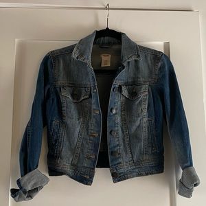 Mossimo Denim Cropped Jacket